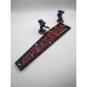 Jauge de mesure compatible Warhammer - Distances 1", 2", 3", 6" et 9" - Style Gothique