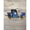 Warhammer-compatible measuring gauge – 1", 2" and 3" distances, Aeldari style