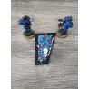 Warhammer-kompatible Messlehre – Entfernungen 1", 2" und 3" Zoll im Aeldari-Stil