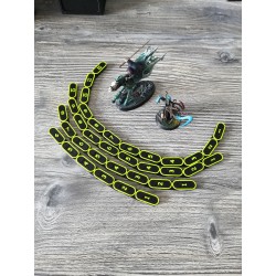 4 reglettes flexibles 6, 8, 10 et 12 pouces compatible wargame style Warhammer 40k, Kill Team, Age of Sigmar
