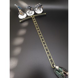 9-inch boogvormige richtlatten van Deep Strike, compatibel met Warhammer 40k, Age of Sigmar en Kill Team