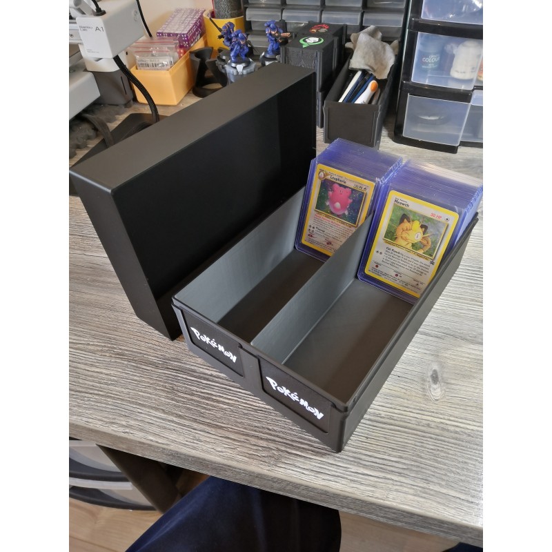 Boite de rangement 300 Toploader carte TCG -  Pokemon