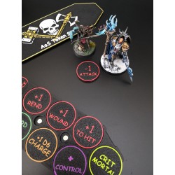 Caja de 40 fichas de doble cara compatible con Warhammer Age of Sigmar