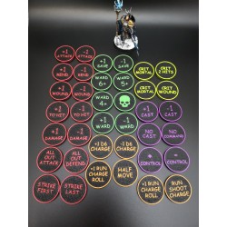 Boite de 40 jetons doubles-faces compatible Warhammer Age of Sigmar