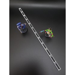 Réglette 12 pouces compatible wargame style Warhammer 40k, Kill team, Age of Sigmar