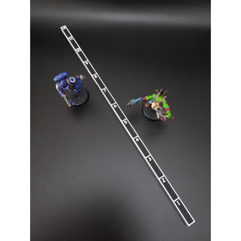 Réglette 12 pouces compatible wargame style Warhammer 40k, Kill team, Age of Sigmar