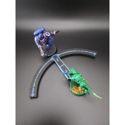 Réglettes 2 pouces en arc Deep Strike compatible Warhammer 40k, Age of Sigmar, Kill Team