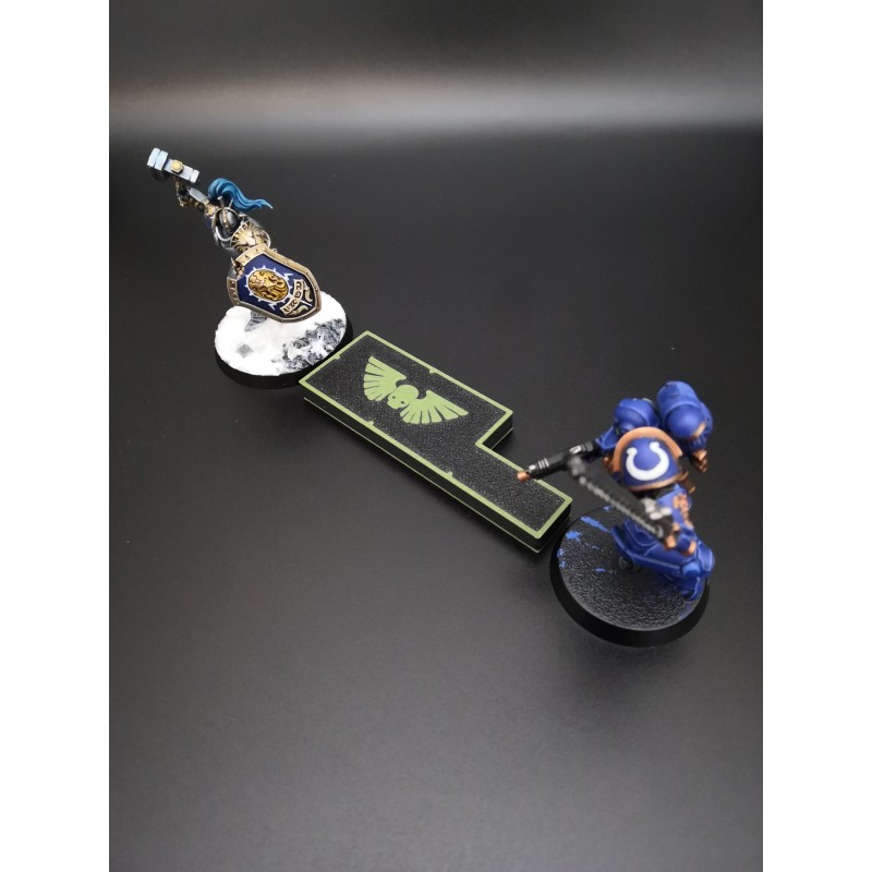 Mini-meter 0,5-1-2-3 inch, compatibel met Warhammer - Astra Militarum