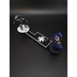 Mini-meter 0,5-1-2-3 inch, compatibel met Warhammer - Black Templar
