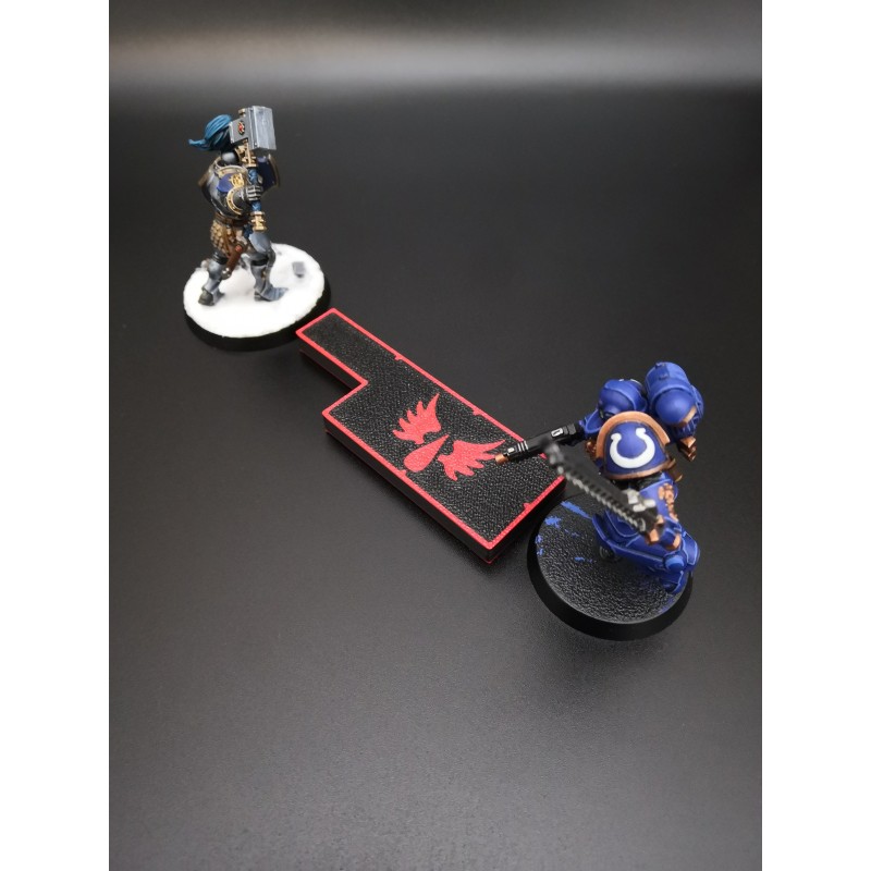 Mini medidor de 0,5-1-2-3 pulgadas compatible con Warhammer - Blood Angel
