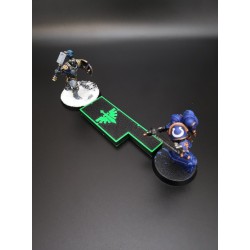 Mini medidor de 0,5-1-2-3 pulgadas compatible con Warhammer - Dark Angel
