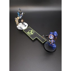 Mini Gauge 0.5–1–2–3 inches, compatible with Warhammer – Death Guard