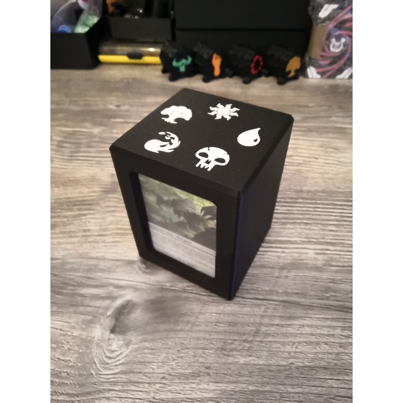 Deck box commander 100 cartes - Logo 5 mana - Magic the gathering Deck box commander 100 cartes - Logo 5 mana - Magic the gathering
