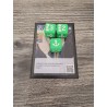 Set van 9 D6 16mm Muna groen en witte dobbelstenen - Altered TCG