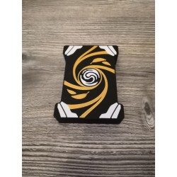 Box mit 15 Würfeln D6 16mm Kartenformat schwarz und gold - Altered TCG