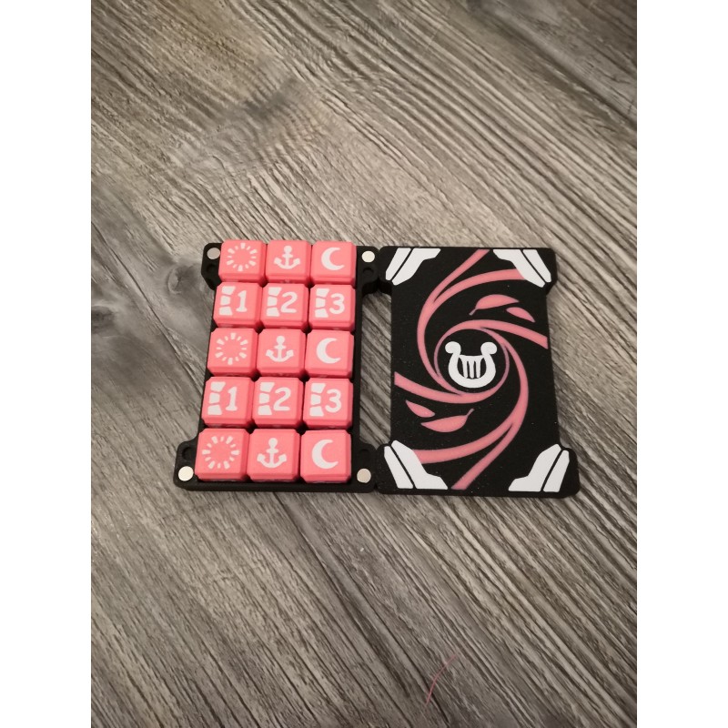 Box of 15 D6 16mm card dice Lyra version - Altered TCG