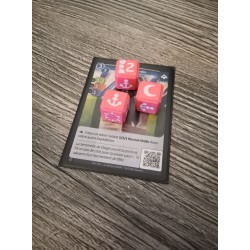 Box mit 15 Würfeln D6 von 16mm im Kartenformat Version Lyra - Altered TCG