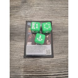 Doos met 9 x 20 mm D6-dobbelstenen + 2 paar helden/begeleiders - Muna-versie - Altered TCG