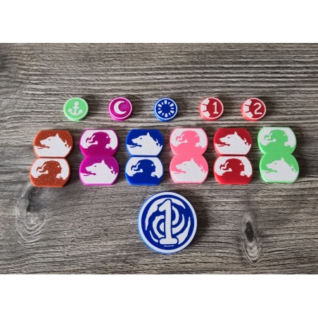 Pak van 43 tokens voor het TCG Altered kaartspel