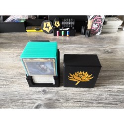 Deck box commander 100 cards - Lotus logo - Magic the gathering