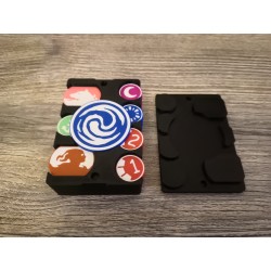 Schachtel mit 43 Spielsteinen im Kartenformat / Lyra-Version – TCG Altered