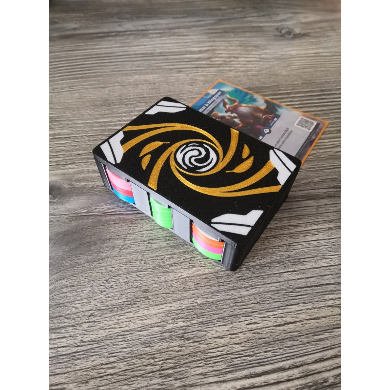 Caja de 43 fichas tamaño carta / Versión negra y dorada - TCG Altered