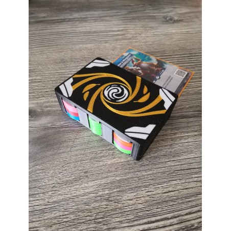 Boite de 43 jetons format carte / Version noir et doré - TCG Altered