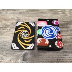 Box of 43 card-sized tokens / Black and gold version - TCG Altered