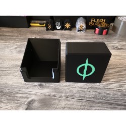 Deck box commander 100 cartes - Logo Phyrexian - Magic the gathering