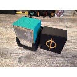Deck box commander 100 cards - Phyrexian logo - Magic the gathering