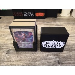Deck box 80+ cartes logo negatif - Flesh and blood TCG