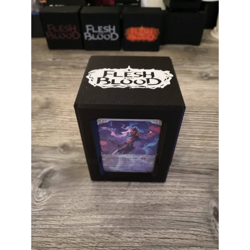 Deck box 80+ negative logo cards - Flesh and blood TCG