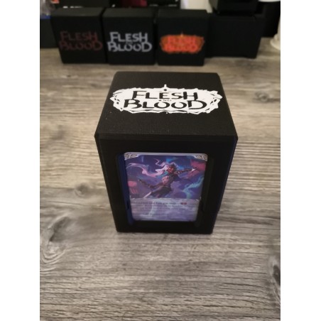 Deck box 80+ cartes logo negatif - Flesh and blood TCG