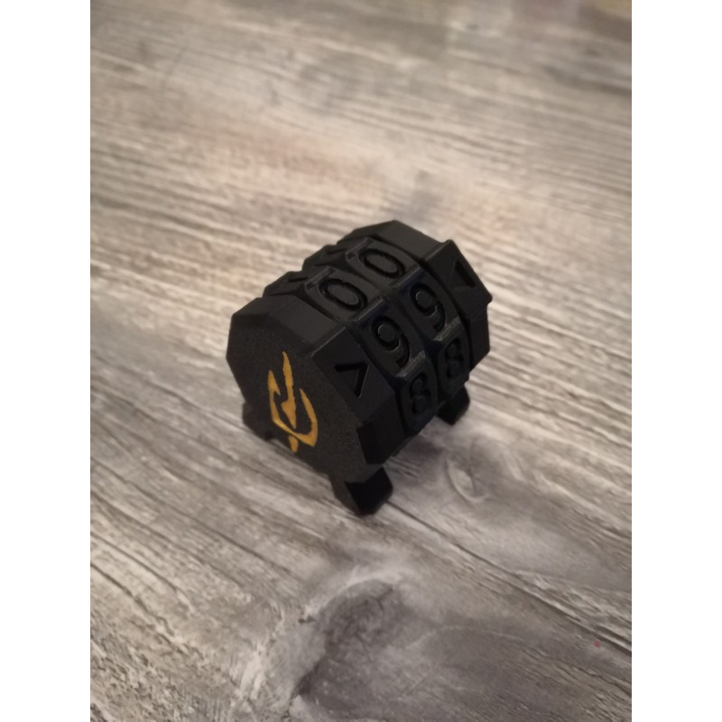 Contador de vidas de 0 a 99 con el logotipo de la Marca de Sauron - Magic MTG