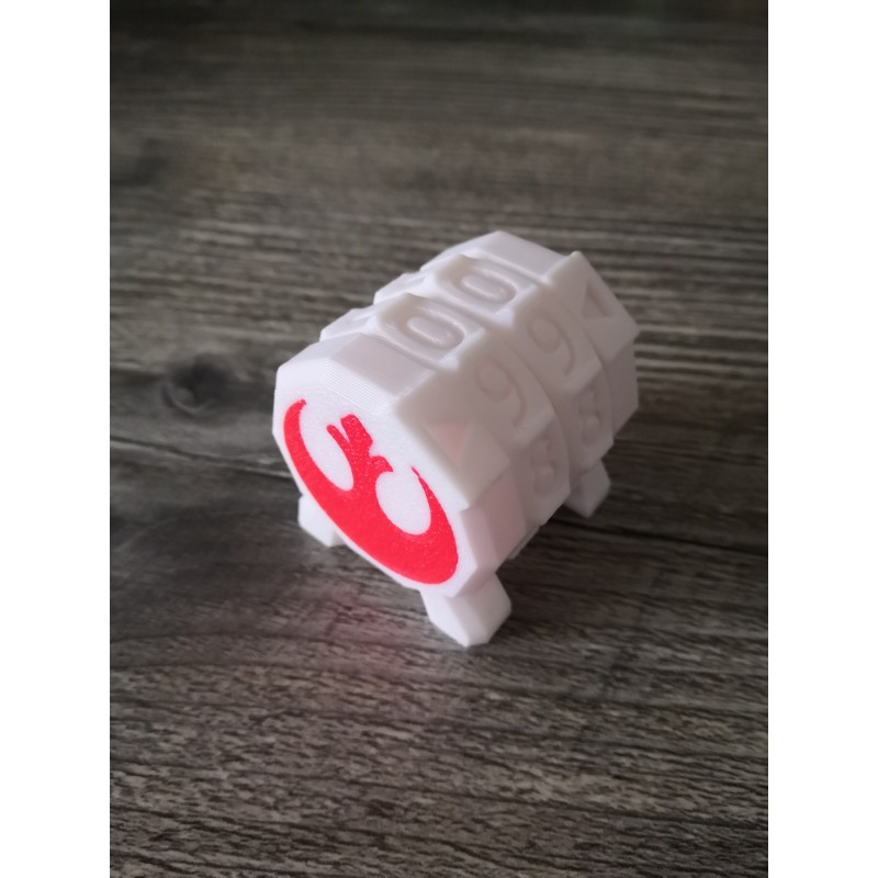 Contatore di vita da 0 a 99 con logo dell'Alleanza Ribelle - Star Wars Unlimited
