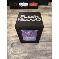 Scatola del mazzo 80+ carte logo - Carne e sangue TCG