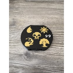 Compteur de vie de 0 à 99 semi-automatique avec logo 5 mana - Magic the gathering