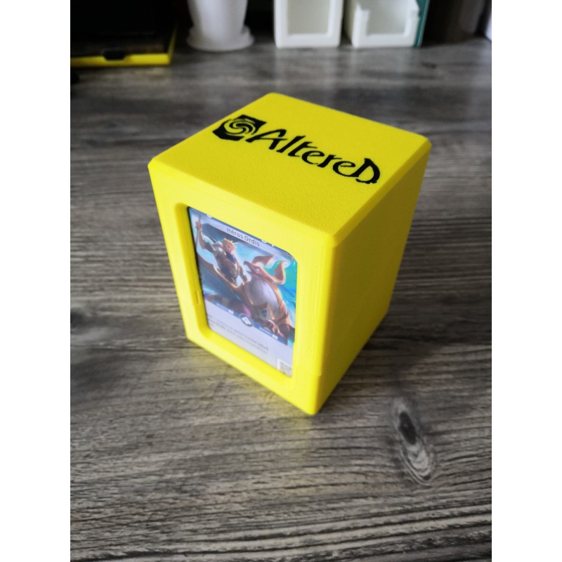 Deck box 50+ cartes avec compartiment amovible logo Altered - Altered TCG Deck box 50+ cartes avec compartiment amovible logo Altered - Altered TCG