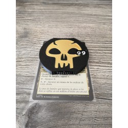 Compteur de vie de 0 à 99 semi-automatique avec logo Marais - Magic the gathering