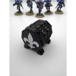 Bevelsteller 0-99, Premium-versie, geschikt voor wargames in de stijl van Warhammer / Adepta Sororitas