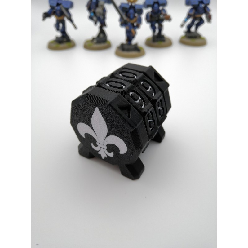 Premium version of the 0–99 command counter, compatible with Warhammer-style wargames / Adepta Sororitas