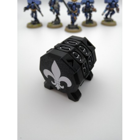 Compteur de commandement 0-99 version Premium compatible wargame style Warhammer / Adepta Sororitas