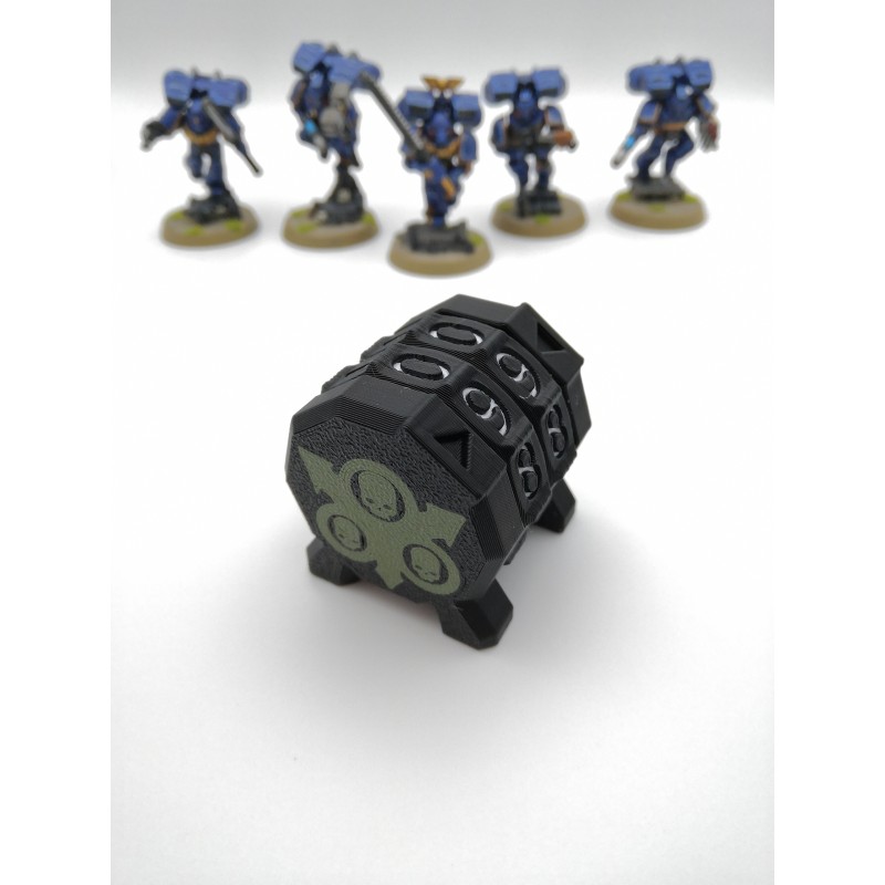 Contatore di comando 0-99, versione Premium, compatibile con wargame in stile Warhammer / Death Guard