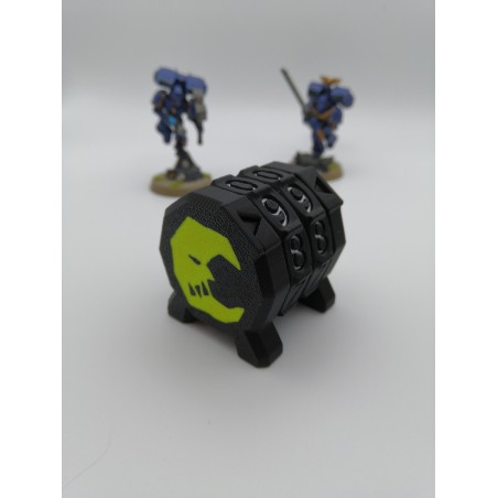 Contatore di comando 0-99, versione Premium, compatibile con wargame in stile Warhammer / Lune Orks