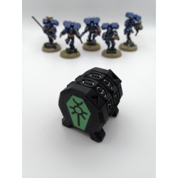 Compteur de commandement 0-99 version Premium compatible wargame style Warhammer / Necron
