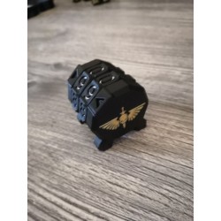 Premium 0–99 command counter compatible with Warhammer-style wargames / Space Marine logo