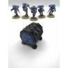 Compteur de commandement 0-99 version Premium compatible wargame style Warhammer / Space marine casque