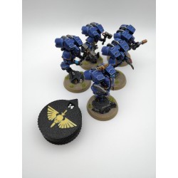 3 mini counters (0–14 lives/wounds), compatible with Warhammer Space Marine