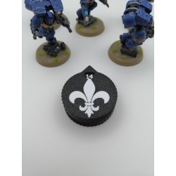 3 mini compteurs 0 à 14 vie / blessure compatible Warhammer Adepta Sororitas