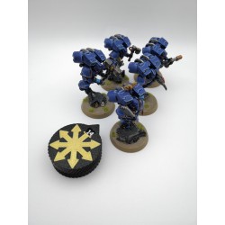 3 mini counters (0–14 lives/wounds), compatible with Warhammer Chaos